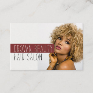 Hair Salon Wellness-Center Beauty Visitenkarte
