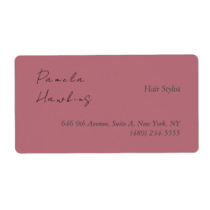 Hair stilvolle berufliche schlichte Rose Goldfarbe