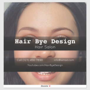 Hair Styling-Firmenwerbung Aufkleber