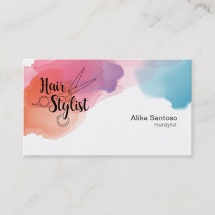 Hair Stylist Business Card Visitenkarte