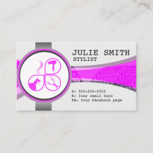 Hair Stylist Business Card Visitenkarte