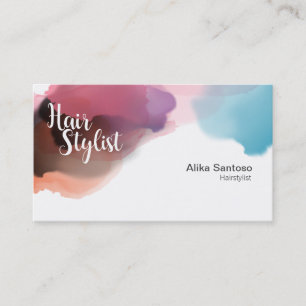 Hair Stylist Business Card Visitenkarte
