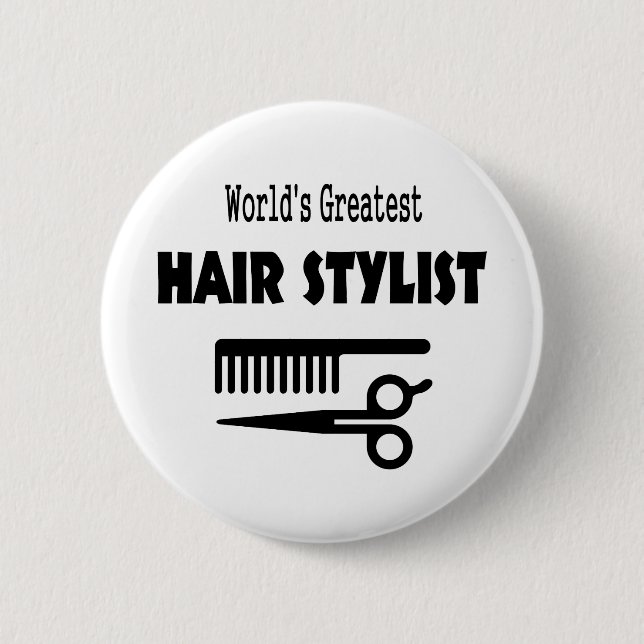 Hair Stylist Button (Vorderseite)