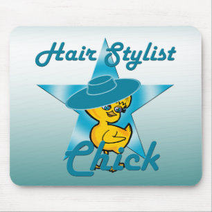 Hair Stylist Chick #7 Mousepad