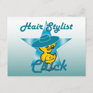 Hair Stylist Chick #7 Postkarte