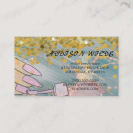 Hair Stylist Cute Scissor Minimalist Visitenkarte