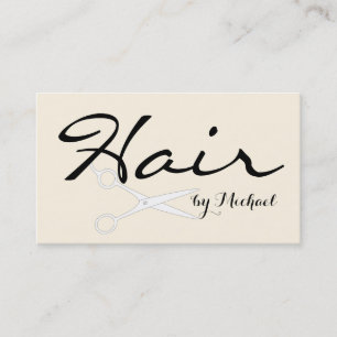 Hair Stylist Elegante kosmische Latte Hintergrund Visitenkarte