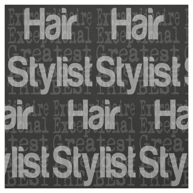 Hair Stylist Extraordinator Stoff (Muster)