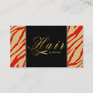Hair Stylist Gold Scissors Script Termin #10