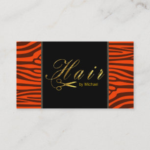 Hair Stylist Gold Scissors Script Termin #3