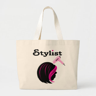 Hair Stylist Jumbo Stoffbeutel