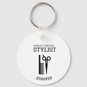 Hair Stylist Keyring Schlüsselanhänger
