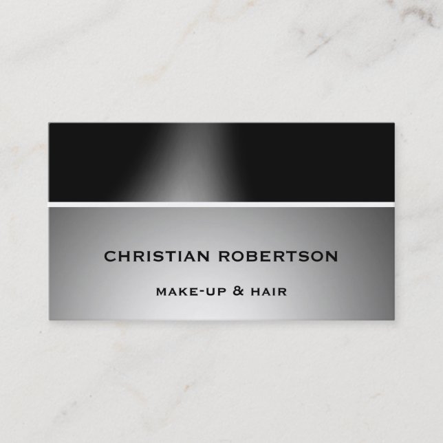 Hair Stylist Makeup Artist Business Card Visitenkarte (Vorderseite)