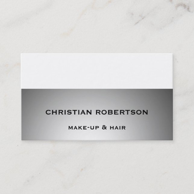Hair Stylist Makeup Artist Business Card Visitenkarte (Vorderseite)