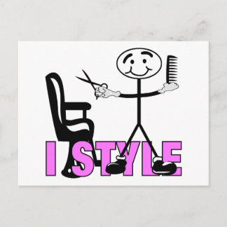 Hair Stylist Postkarte