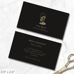 Hair Stylist Salon Business Card Visitenkarte