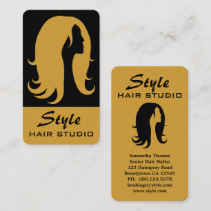 Hair Stylist Salon Studio Business Card Visitenkarte