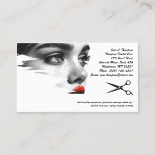 Hair Stylist & Salon Visitenkarte