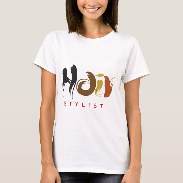 Hair Stylist T-Shirt (Vorderseite)