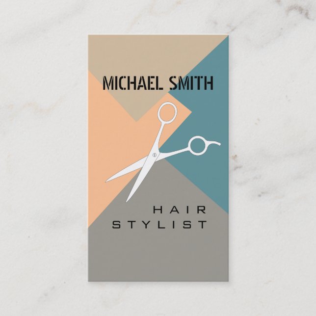Hair Stylist Termin Retro Farbmuster #11 (Vorderseite)