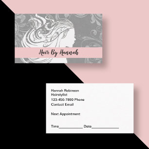 Hair Stylist Termine Business Cards Visitenkarte