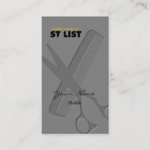 Hair Stylist Visitenkarte