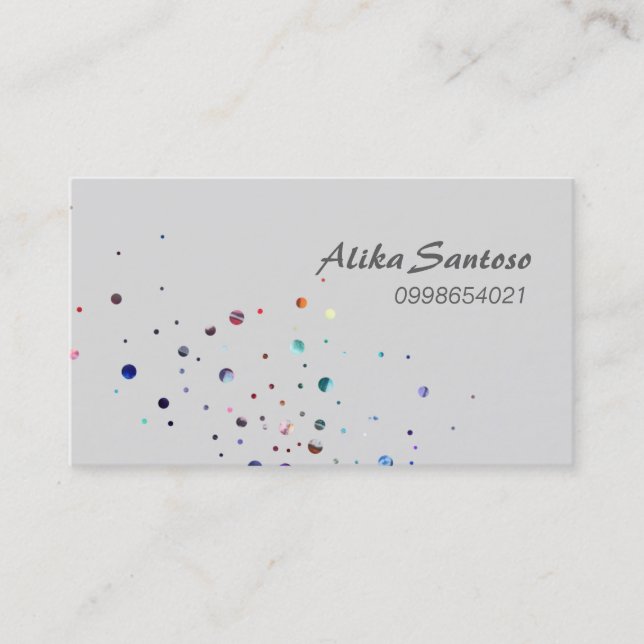 Hair Stylist Visitenkarte (Vorderseite)