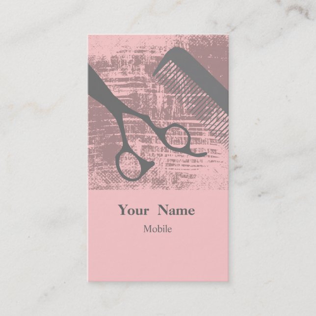 Hair Stylist Visitenkarte (Vorderseite)
