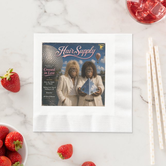 Hair Supply Album: eine Parodie Serviette (Beispiel)