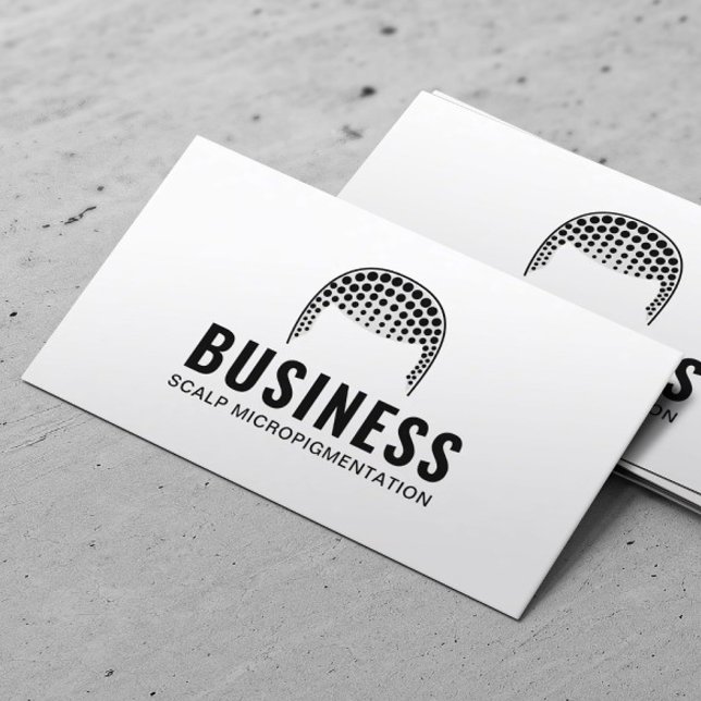 Hair Tattoo Scalp Micropigmentation Beruflich Visitenkarte (Von Creator hochgeladen)