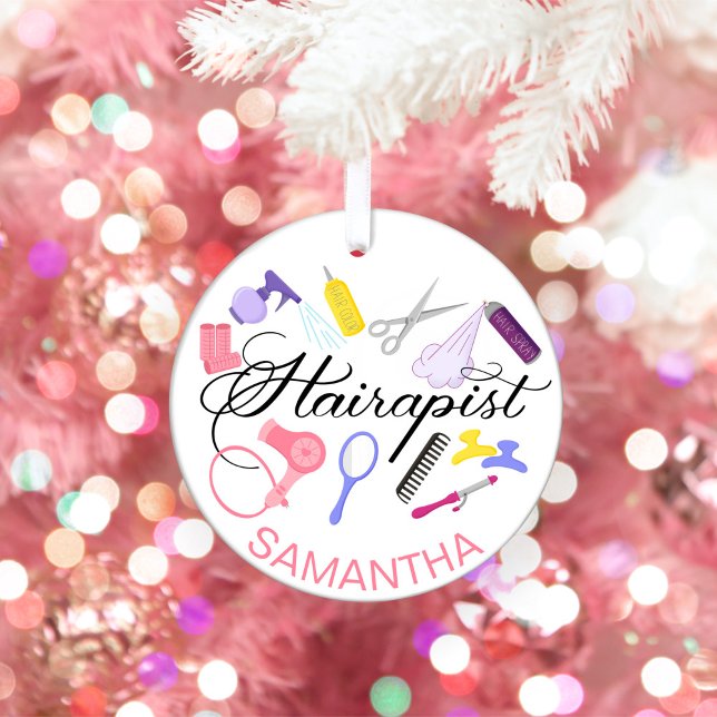 Hairapist Friseur Friseur Stylist Friseur Barber D Keramik Ornament (Von Creator hochgeladen)