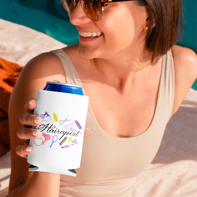 Hairapist Hairdresser Hair Stylist Barber Dosenkühler (Von Creator hochgeladen)