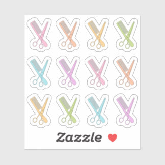 Haircut Erinnerung Comb Scissors Bujo Planner Aufkleber