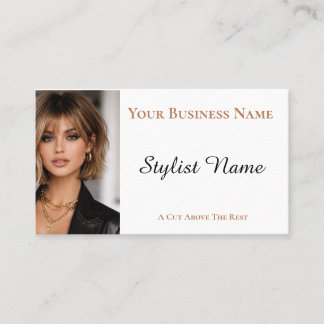 Hairdressing Template Personalise  Visitenkarte