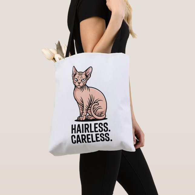 Hairless Careless Sphynx Cat Attitude Art (Von Nahem)
