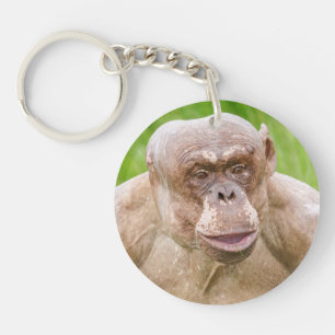 Hairless Chimpanzee Magnet Schlüsselanhänger