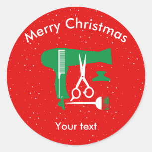 Hairstyles tools runder aufkleber