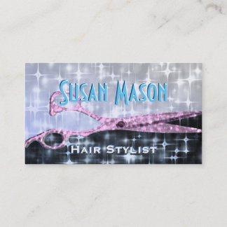 Hairstylist-Glitzer-Zauber Terminkarte