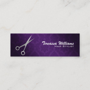 Hairstylist Scissors dünne Visitenkarten Mini Visitenkarte
