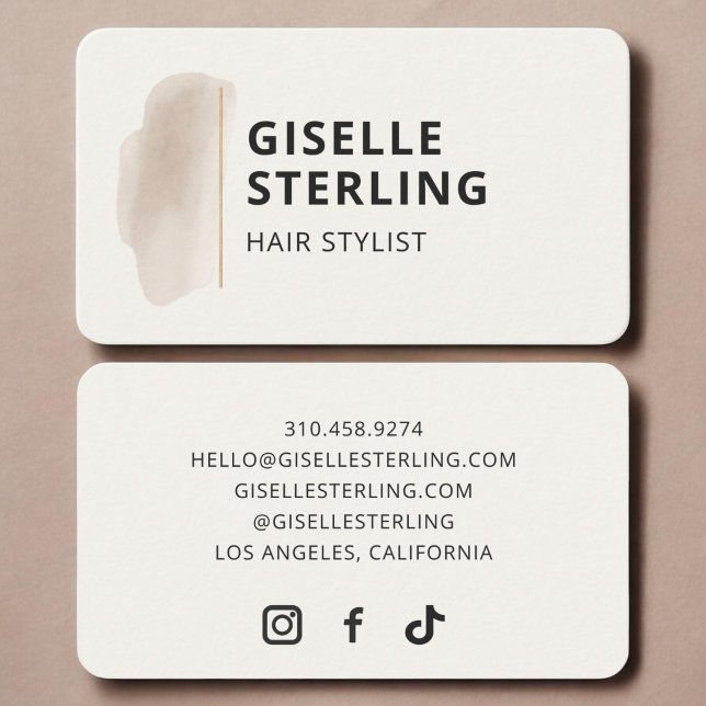 Hairstylist  visitenkarte (Von Creator hochgeladen)