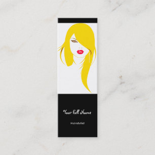 Hairstylist-Visitenkarte Mini Visitenkarte