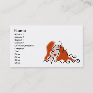 Hairstylist-Visitenkarten Visitenkarte