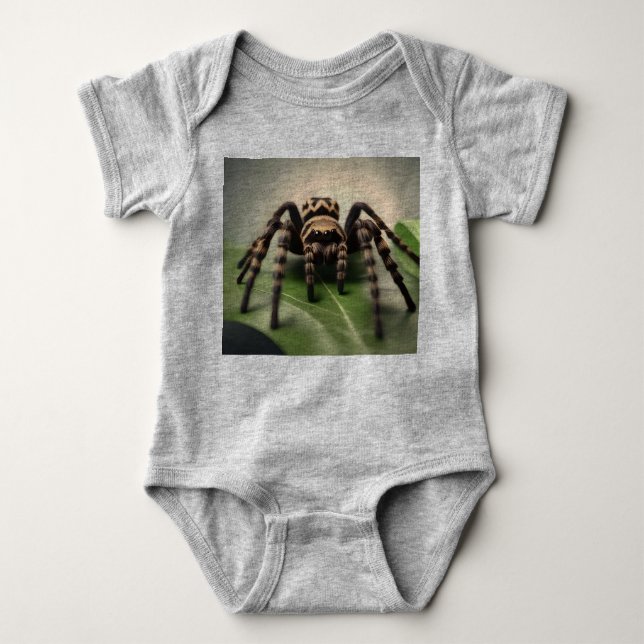 Hairy Australian Tarantula: Der sanfte Riese der N Baby Strampler (Vorderseite)