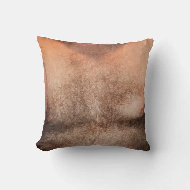 HAIRY CHEST PILLOW - SIE KÖNNEN ES AUCH KUNDEN! KISSEN (Vorderseite)