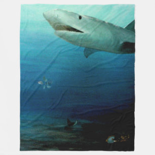 Haischwimmen Fleecedecke