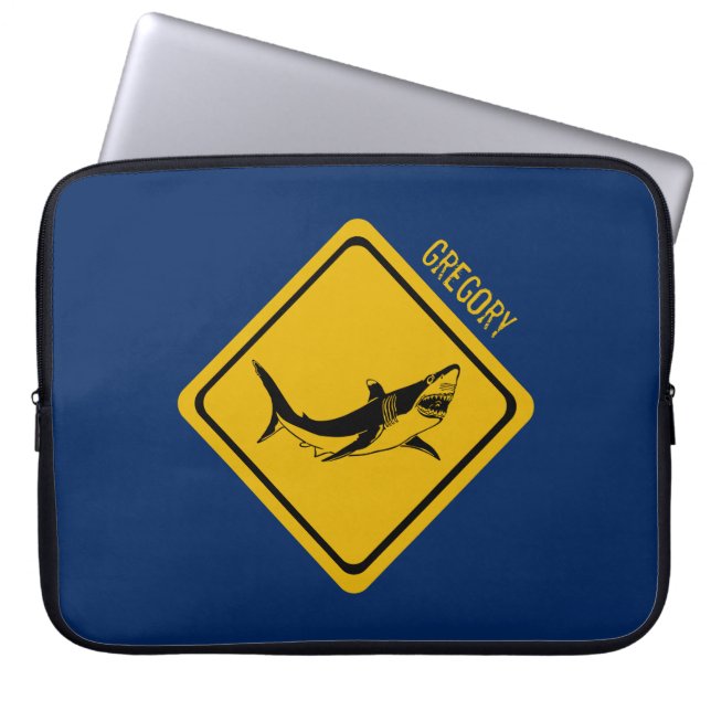 Haistraßenschild Laptopschutzhülle (Vorderseite)