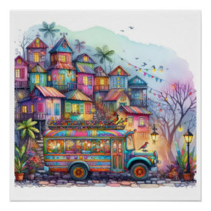 HAITI, Aruba, Antigua Poster