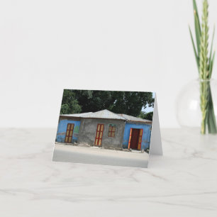 Haiti Blank Note Card Dankeskarte