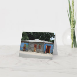 Haiti Blank Note Card Dankeskarte