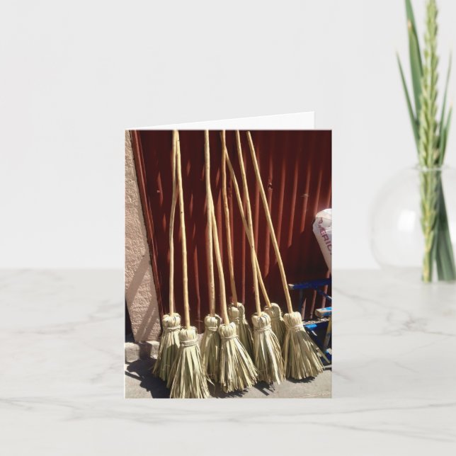 Haiti Brooms Blankokarte Dankeskarte (Vorderseite)